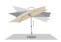 alu smart umbrella adjustments